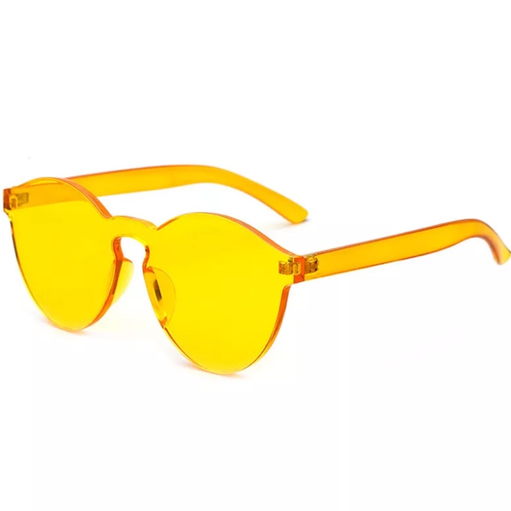 RETRO UNISEX TRANSPARENT FRAMELESS UV SUNGLASSES